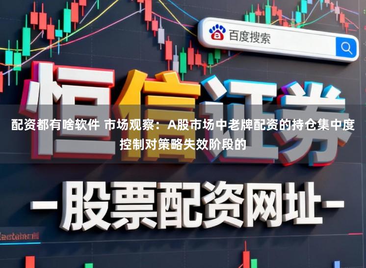 配资都有啥软件 市场观察：A股市场中老牌配资的持仓集中度控制对策略失效阶段的