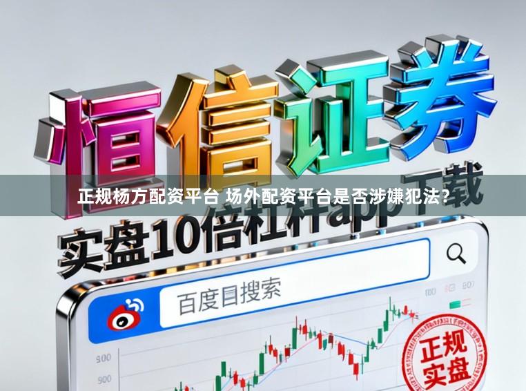 正规杨方配资平台 场外配资平台是否涉嫌犯法？