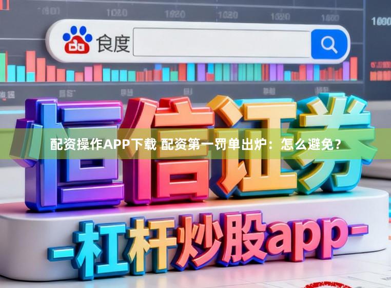 配资操作APP下载 配资第一罚单出炉：怎么避免？