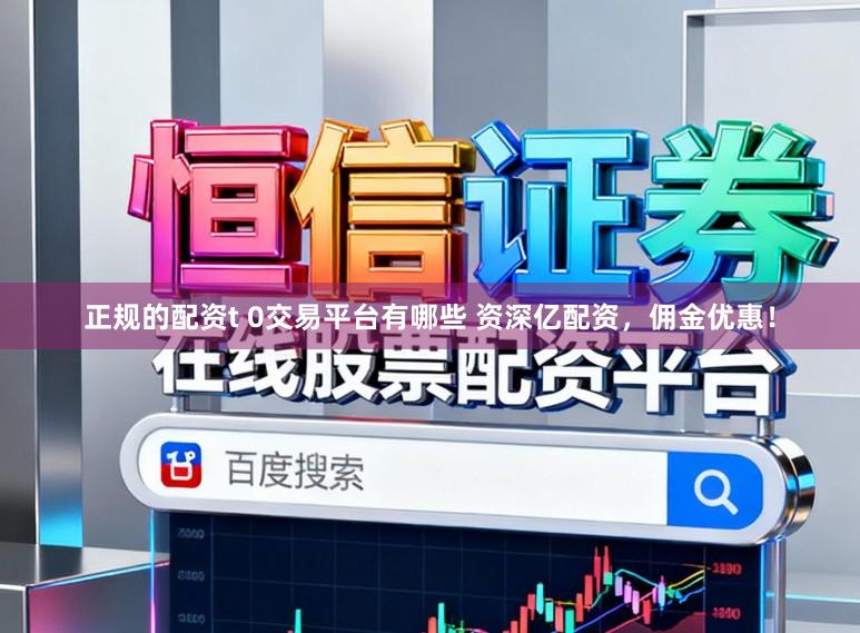 正规的配资t 0交易平台有哪些 资深亿配资，佣金优惠！